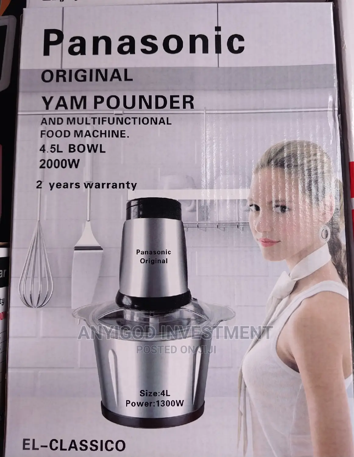 Panasonic Yam Pounder and Food Machine 4.5L
