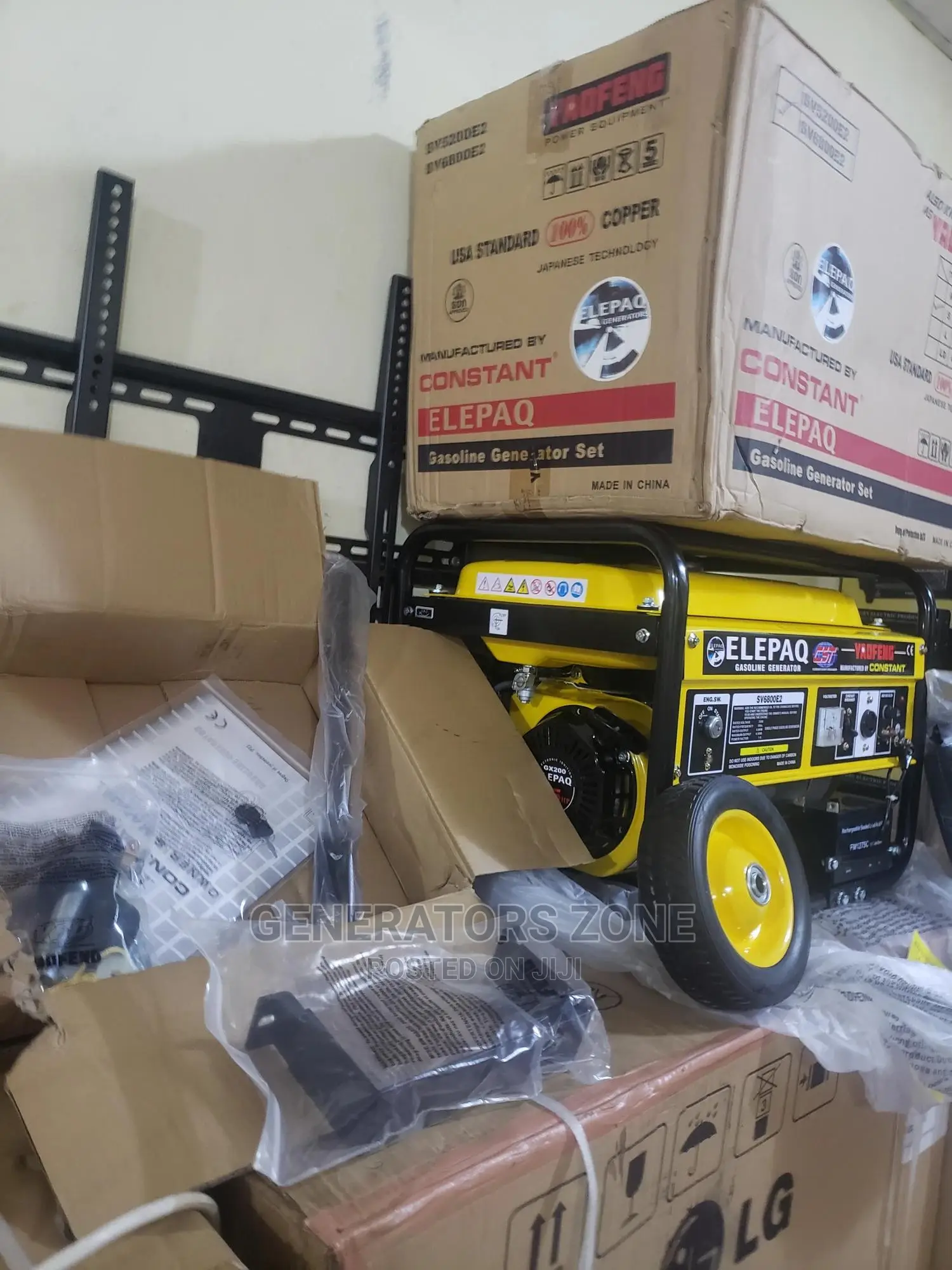 4.5kva Elepaq Constant Sv6800e2 Brand New Generator
