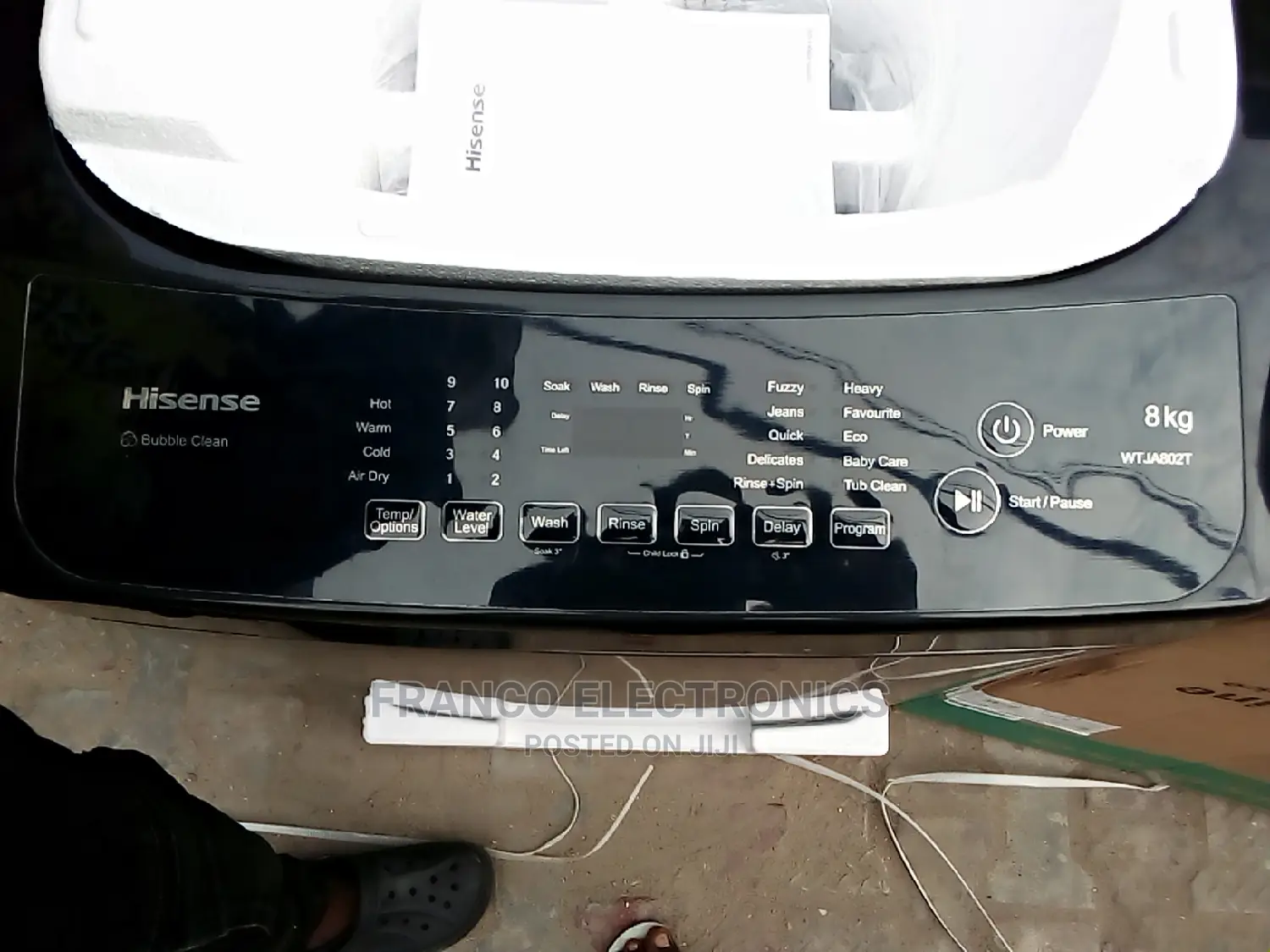Hisense 8kg Automatic Washing and Spinning Washing Machine