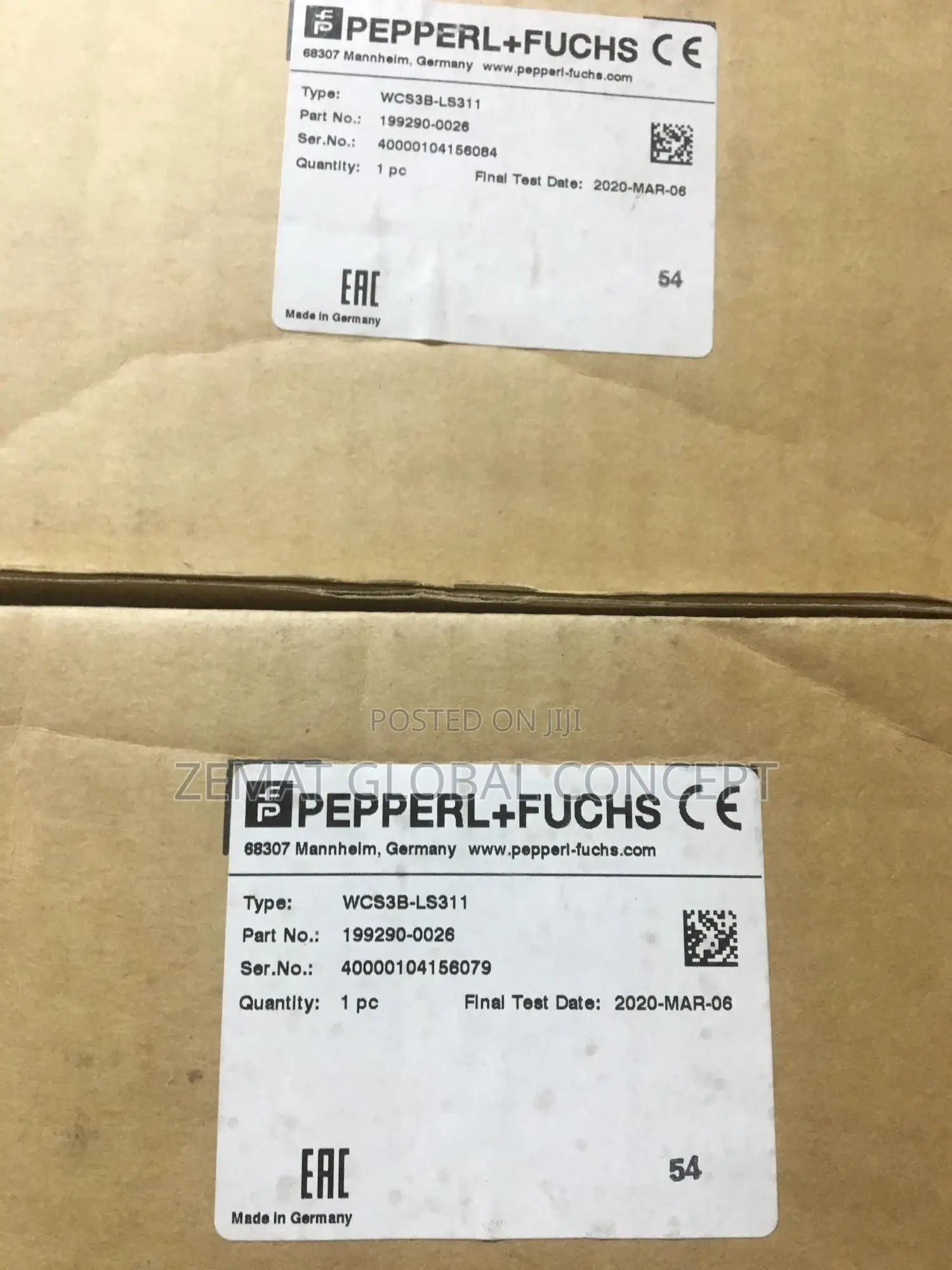 Pepperl + Fuch Read Head Wcs3b-Ls311