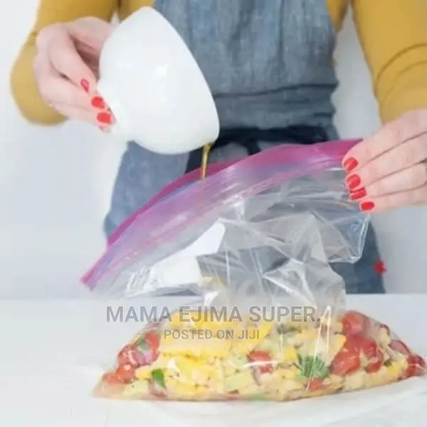 Ziplock Freezer Bag -Medium Size -52 Pieces