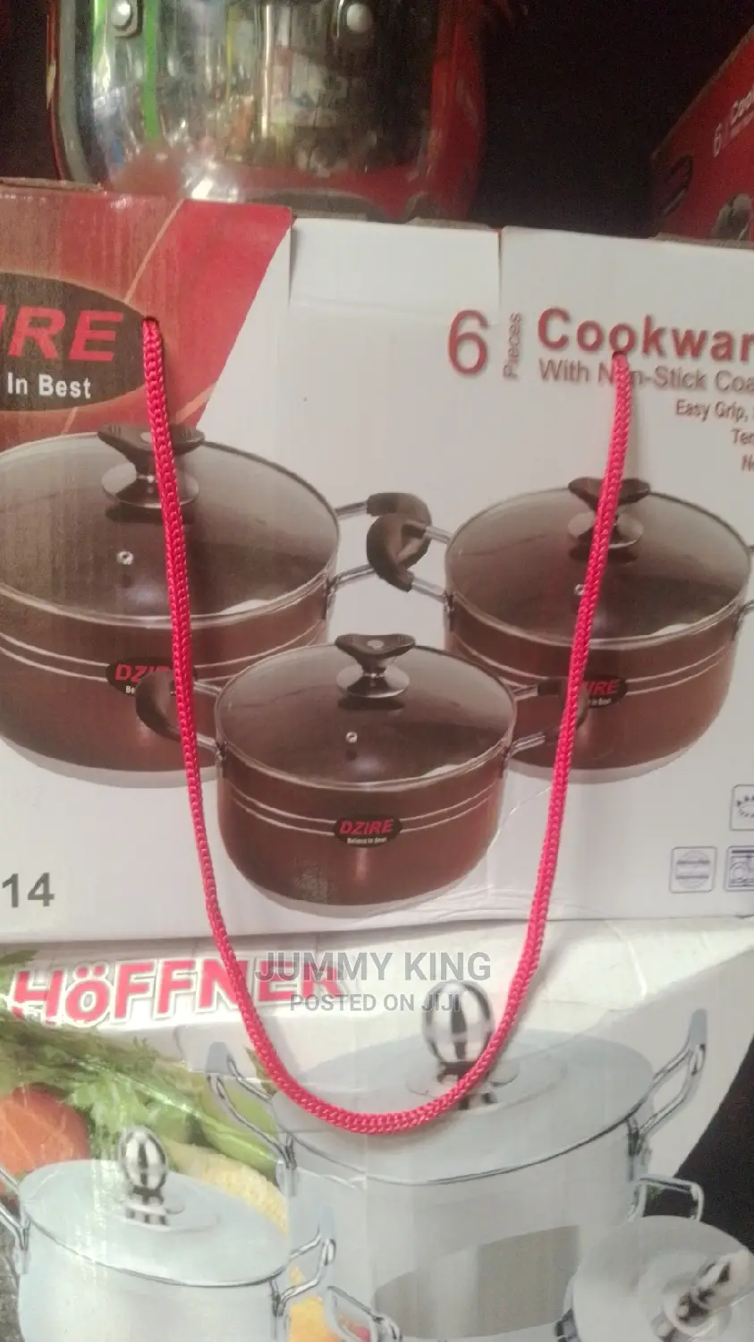 3 Sets of Non-Stick Pots