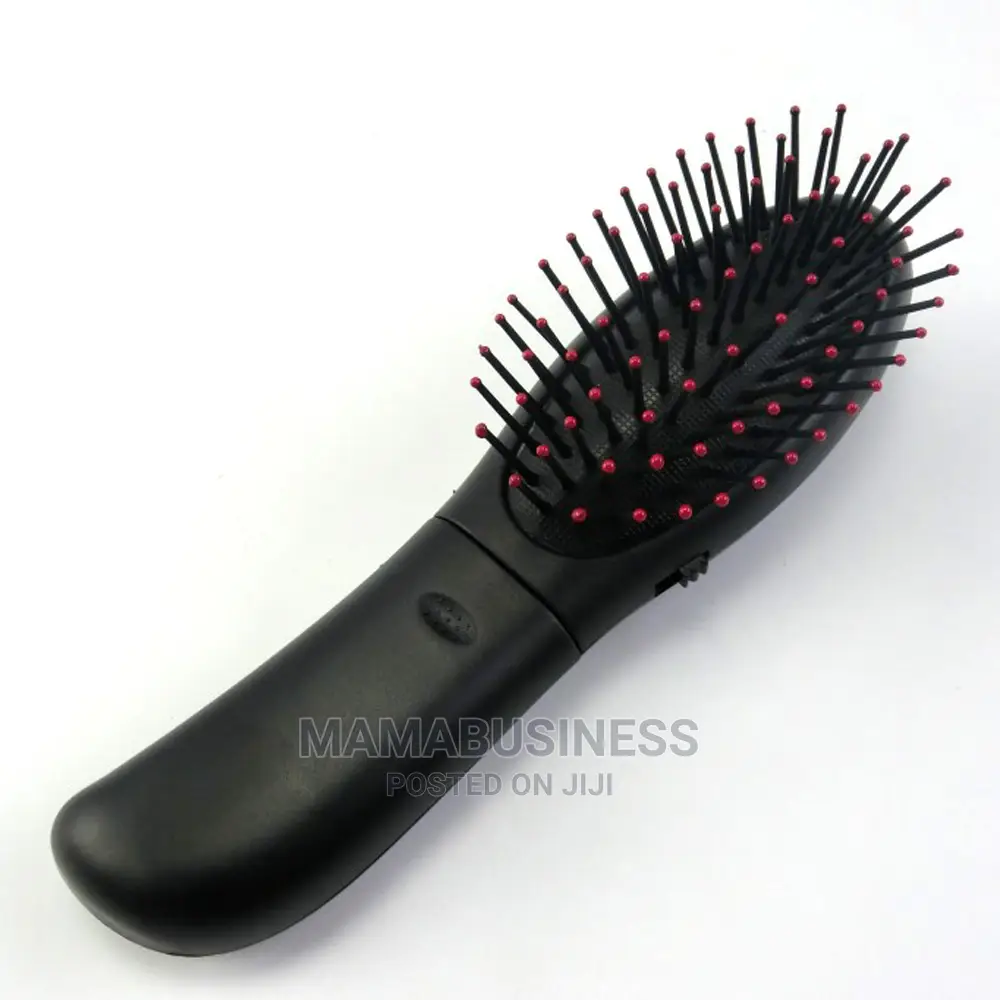 USB and Battery Vibrasonic Hair Brush Comb Massager