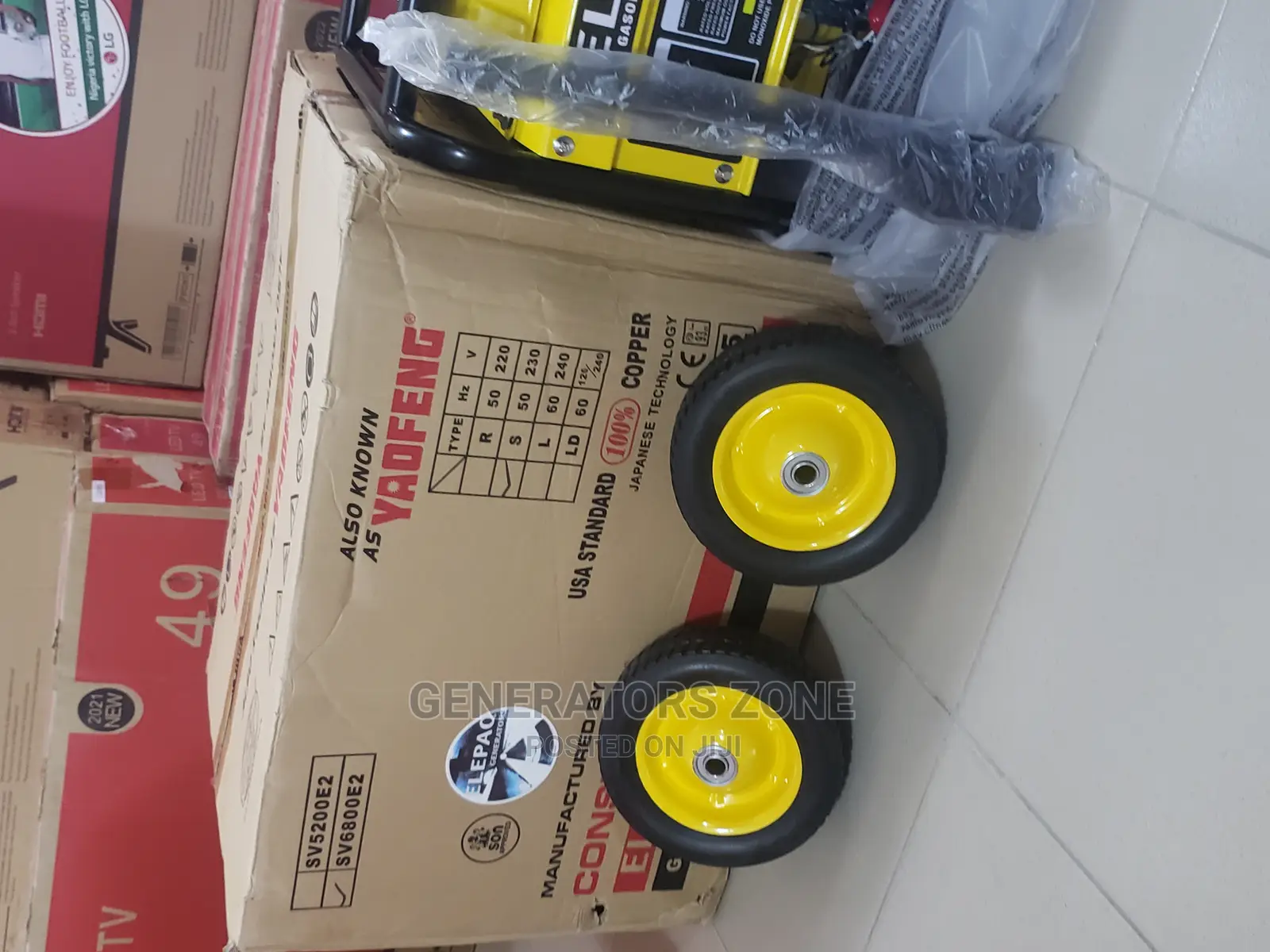 4.5KVA SV6800E2 Elepaq Constant Key Starter Generator