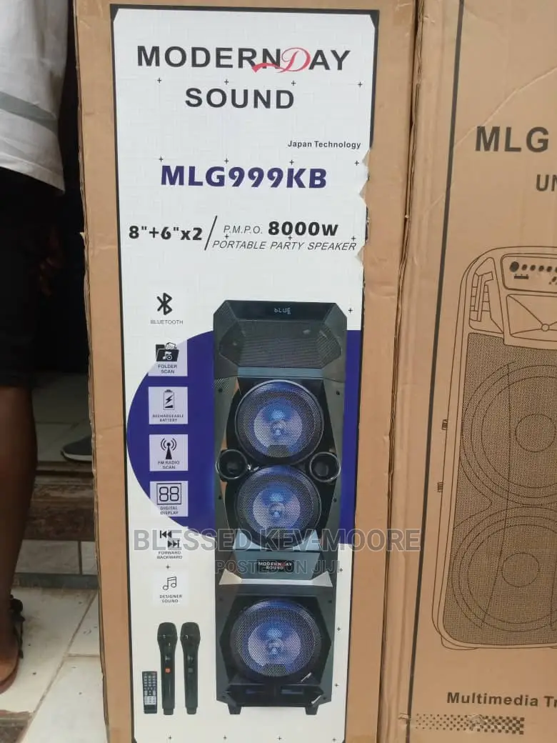 Modernday Multifunctioal Sound Speaker,Mlg 999,800w.