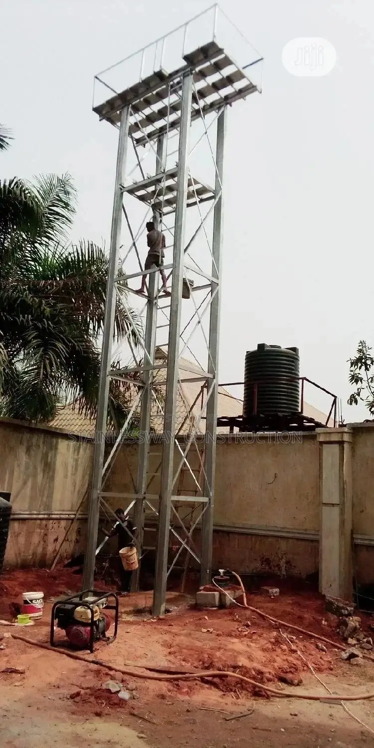 Overhead Tank With White Paint Classic