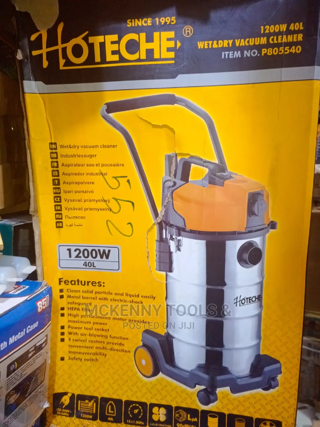 Professional 30l Wet Dry Vacuum Cleaner 1200 Watts