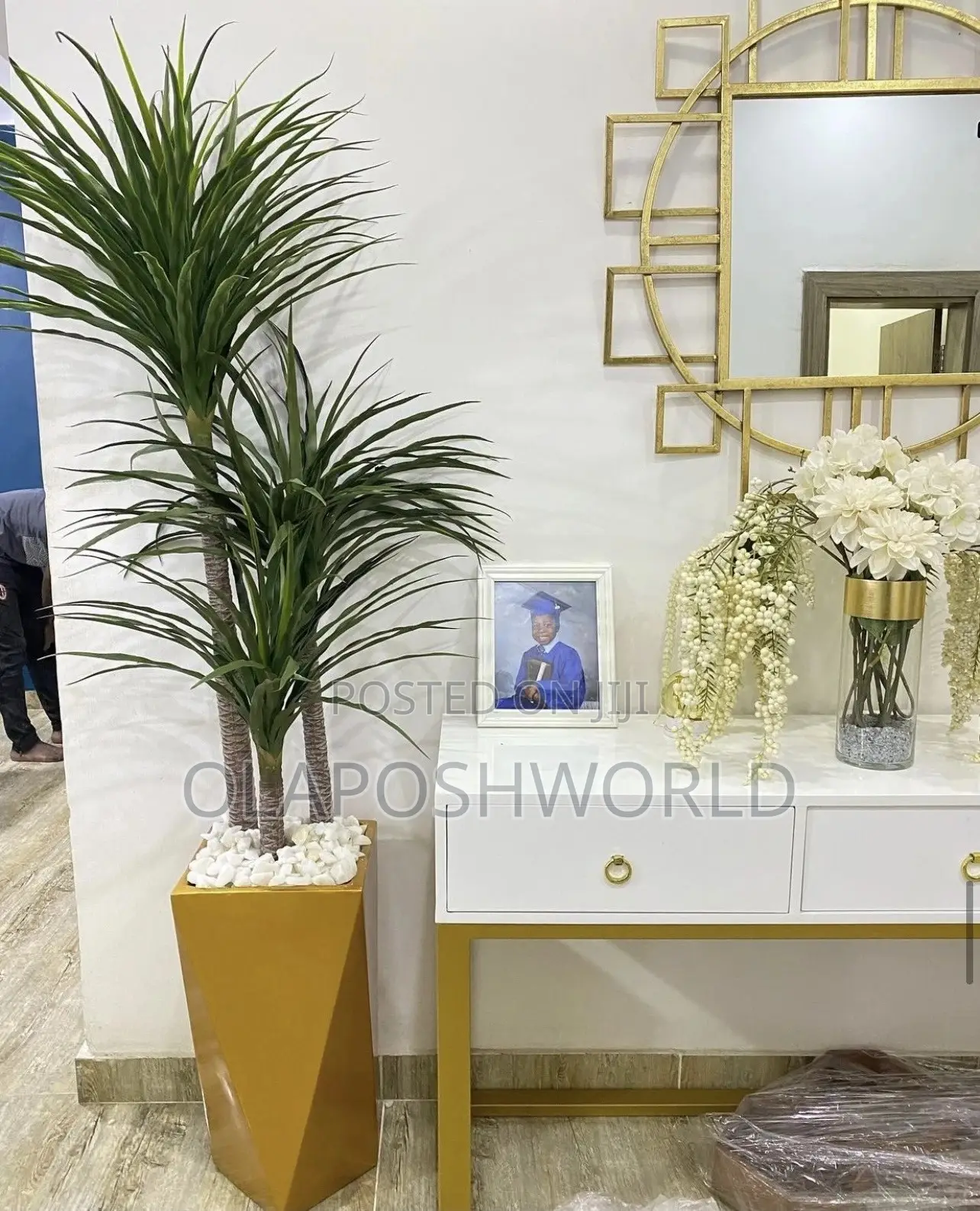 Flower Pot With Artificial Flower
