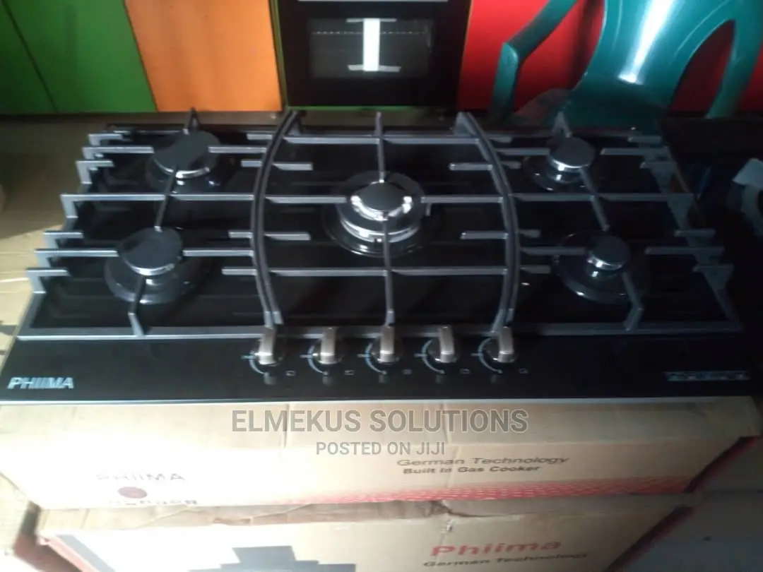 5 Burners Gas Hob (Glass) Phiima