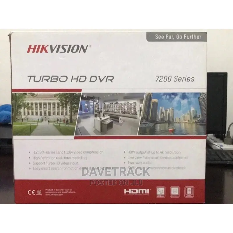 Hikvision 8channels DVR Upto 4mp (Ds-7208hqhi-)