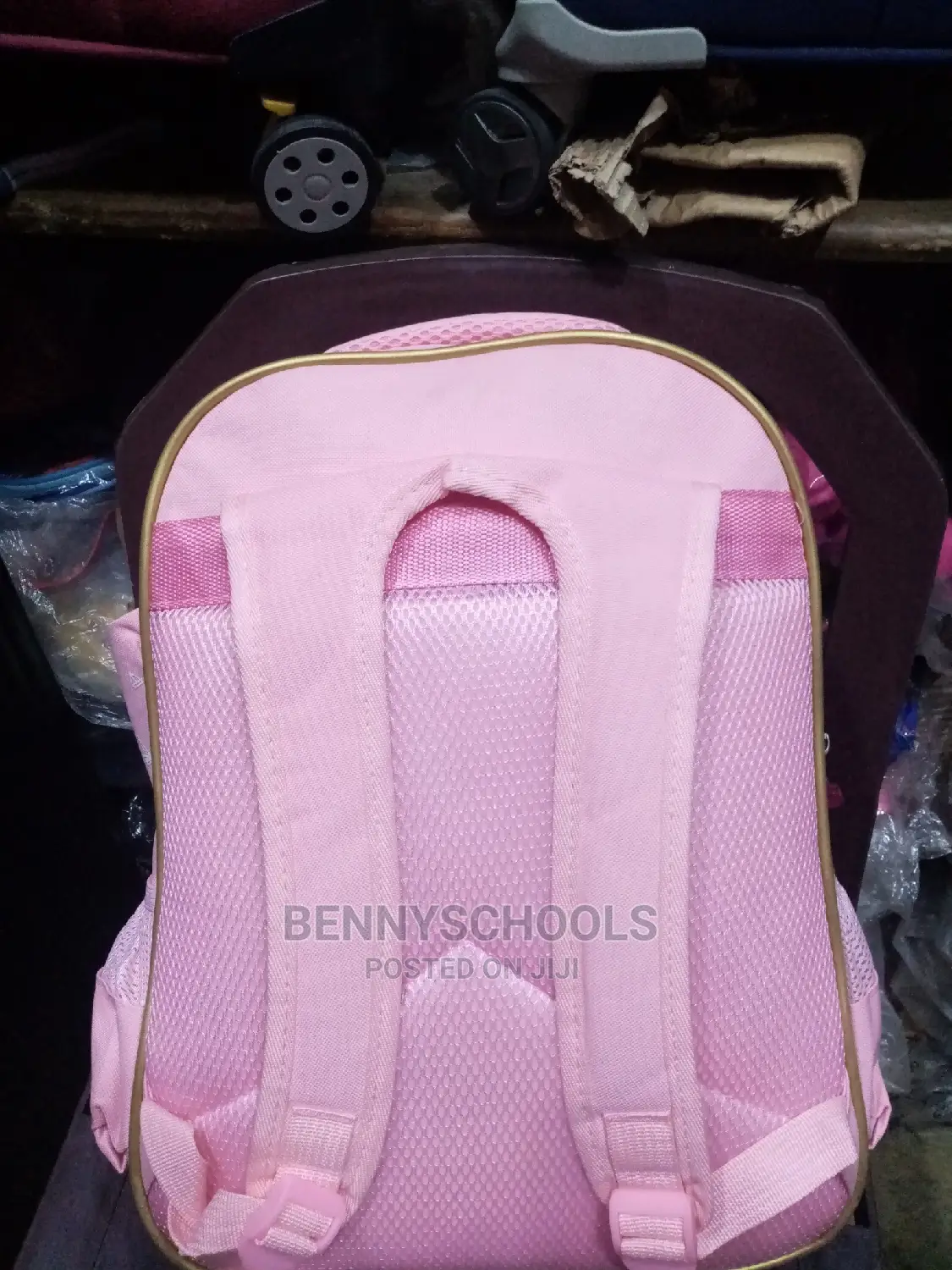 Pink Children School Bag With Pencil Case