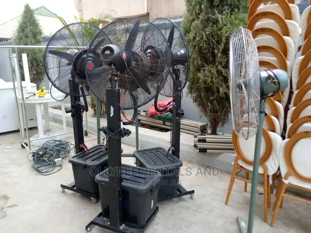 Rentals; Industrial Fans, Mist Fans And Mobile AC
