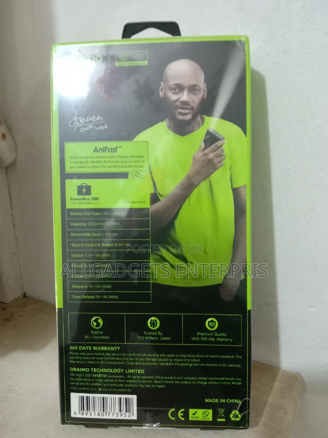 30000mah Oraimo Power Bank