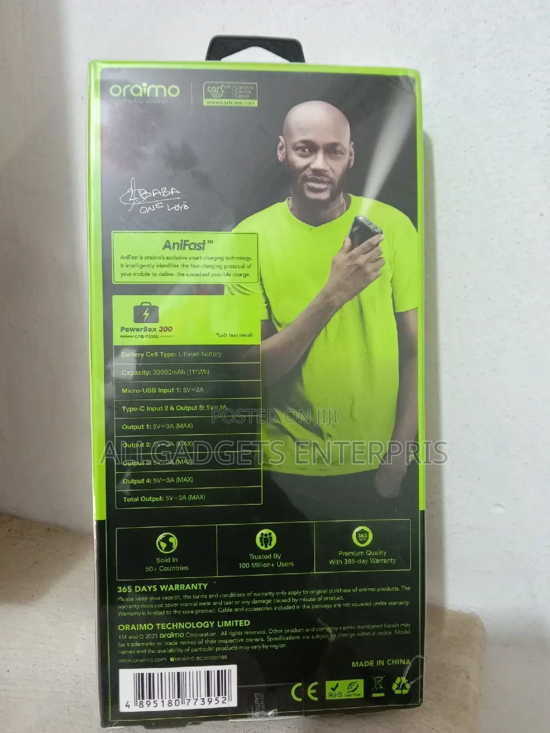 30000mah Oraimo Power Bank
