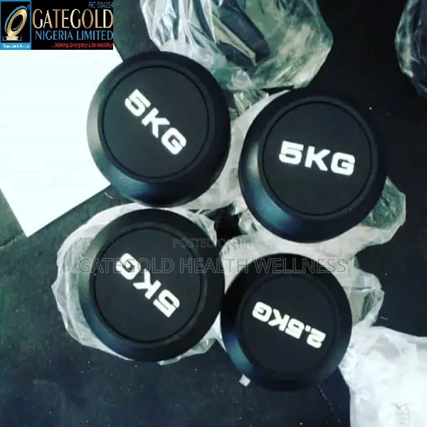 Rubber Dumbbell 12.5kg (Pair) DAH-RD12.5