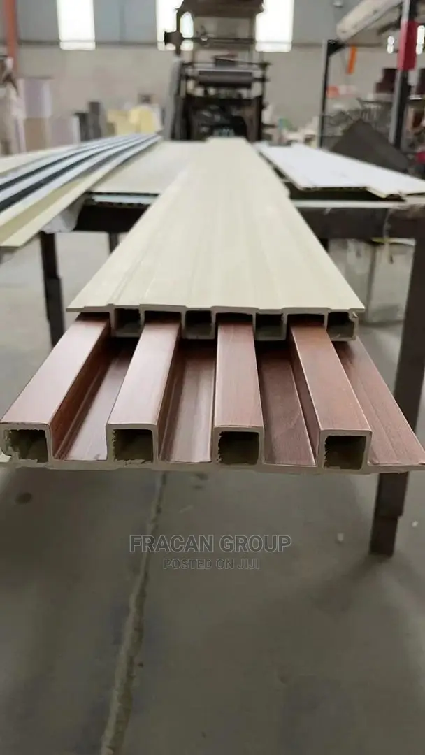 Flutted WPC Panel in Abuja. Fracan Interiors Abuja