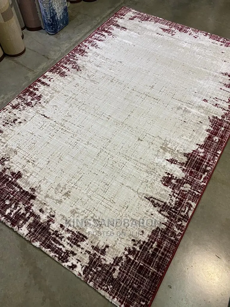 5x7fts Beige and Wine Turkey Center Rug(4x6,7x10 Available)