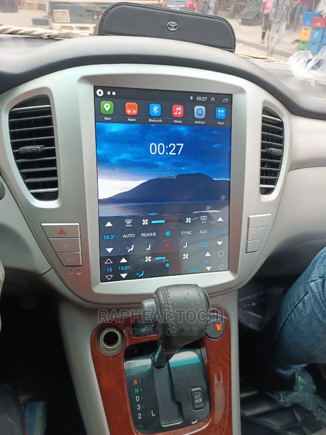 Toyota Highlander 2002 to 2007 Android