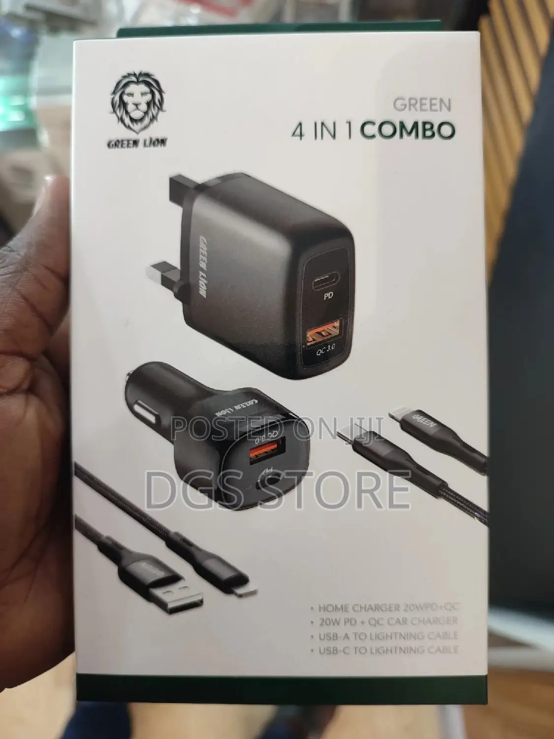 Green Lion 4 in 1 Combo Charger