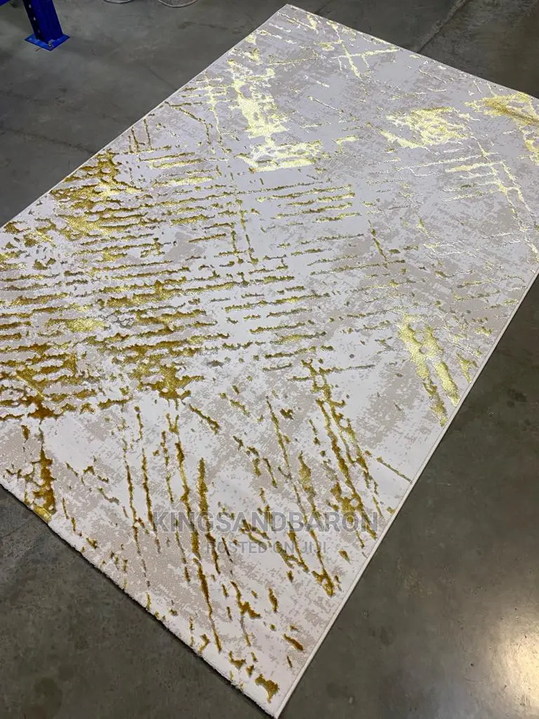 5x7fts Gold and Cream Turkey Center Rug(3x5,4x6,7x10,Available)