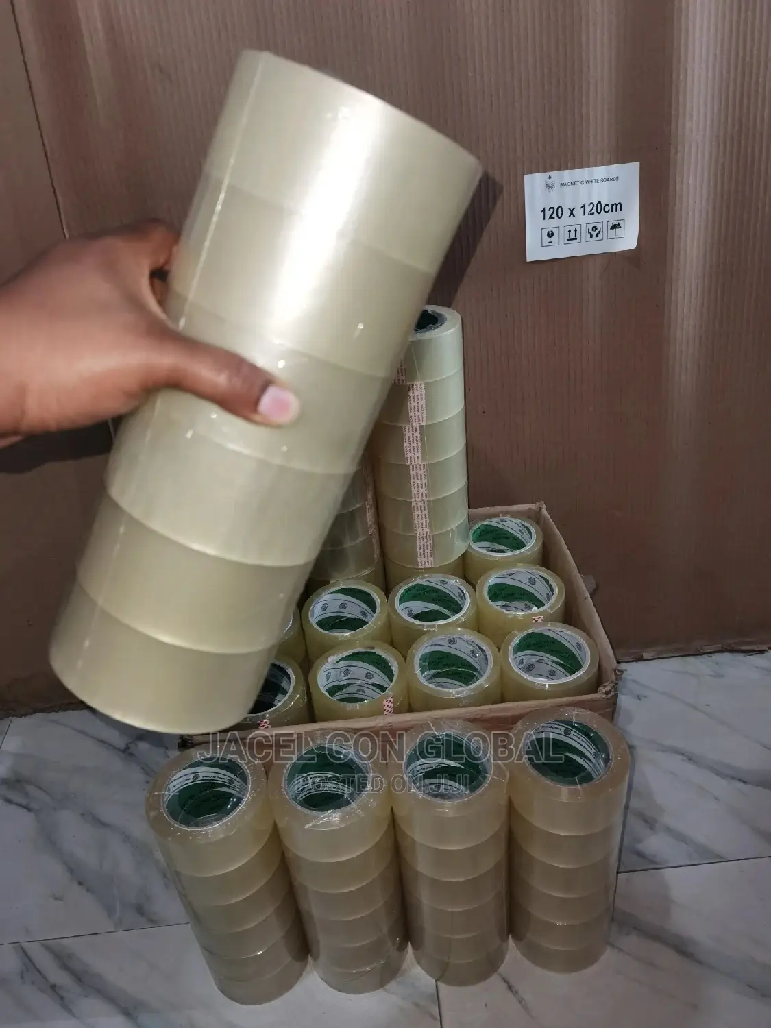 A Carton of 130 Yards Cello Tape (Normal Volume)