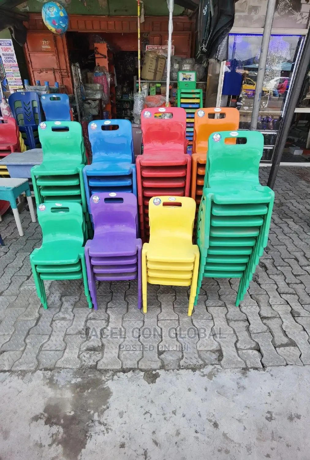 School Chairs in Various Sizes and Colors ( Dozen Prices )