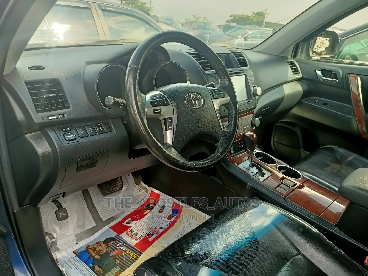 Toyota Highlander Limited 2012 Blue