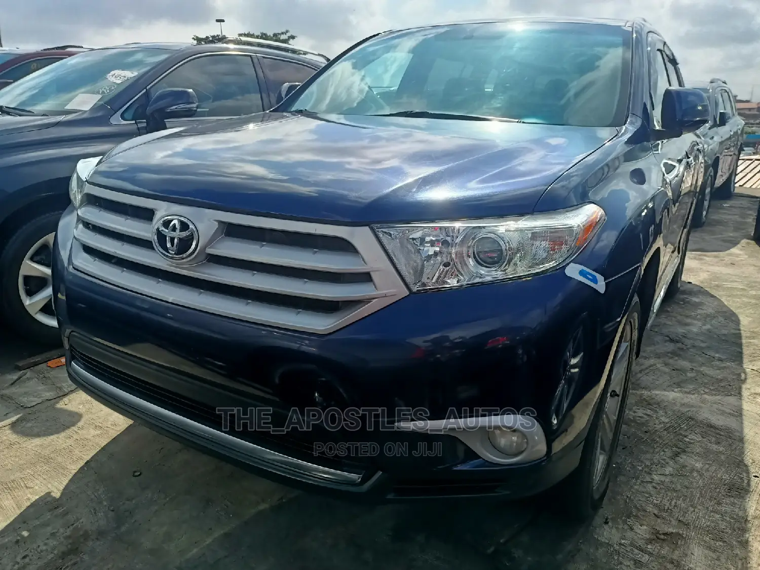 Toyota Highlander Limited 2012 Blue