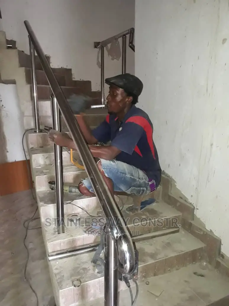 Stainless Railing Delivered at Karmo District