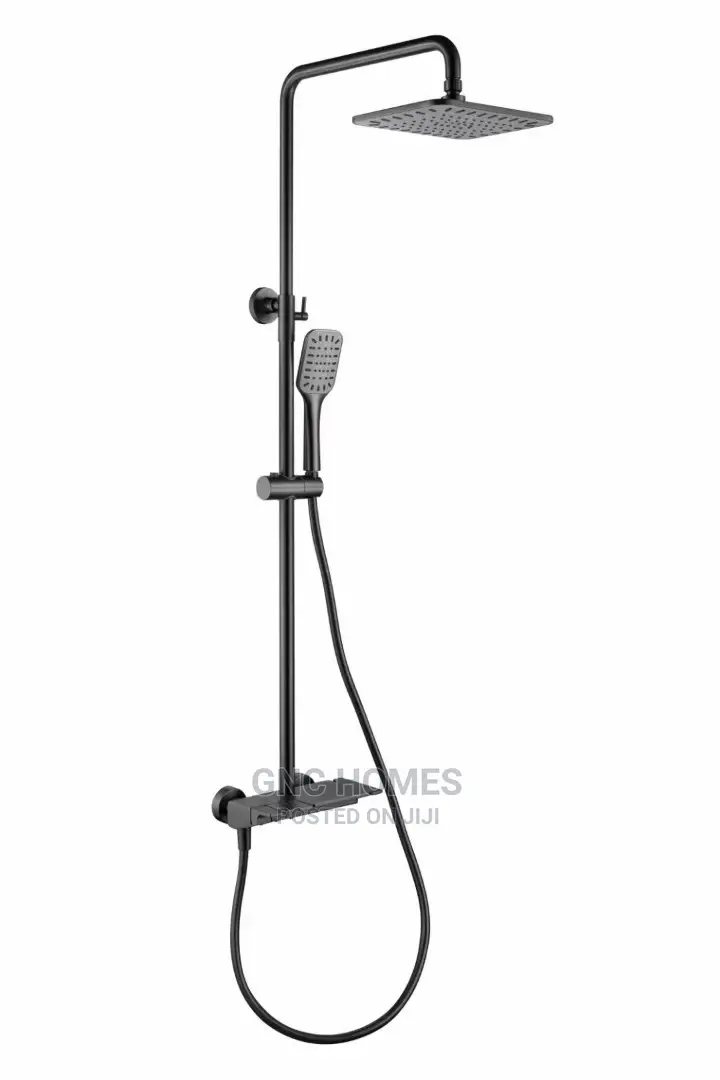 Black Standing Shower Mixer Tap (Germany)