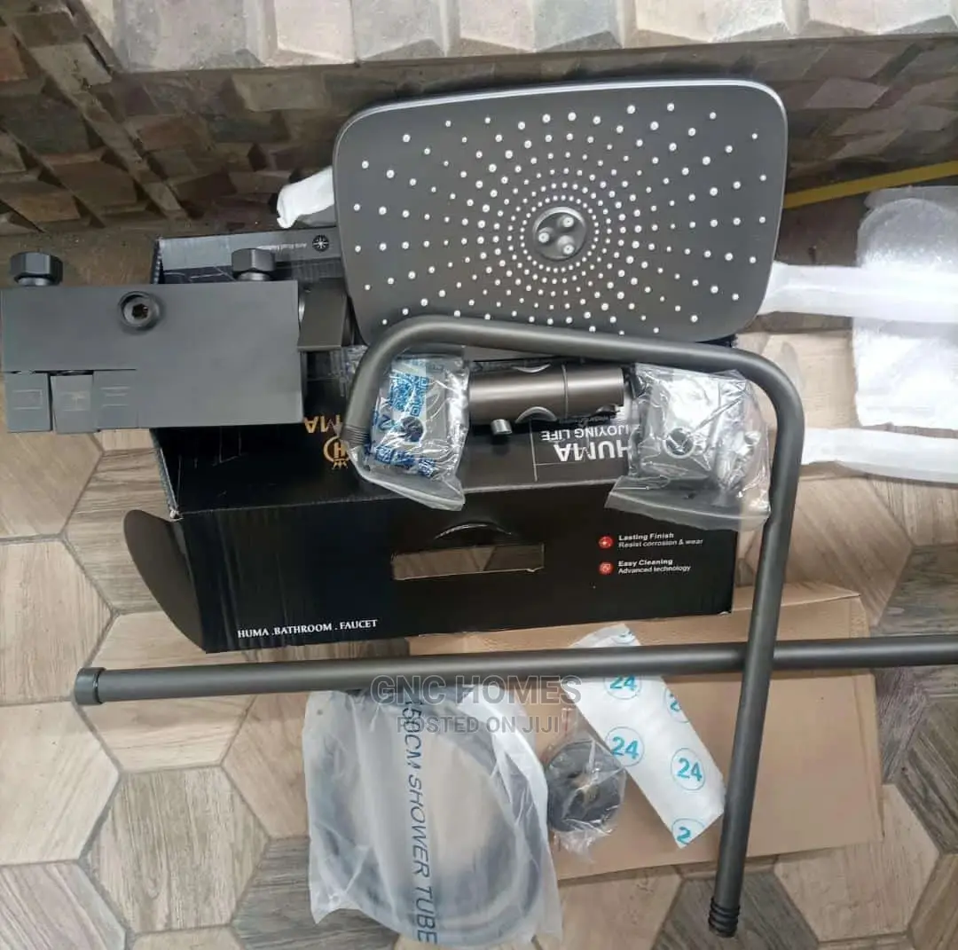 Black Standing Shower Mixer Tap (Germany)