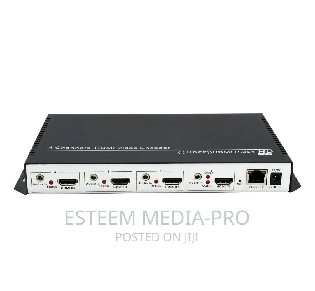 Srt, Iptv, Udp Encoder 4 Hdmi Streamer Lan Port/ Live