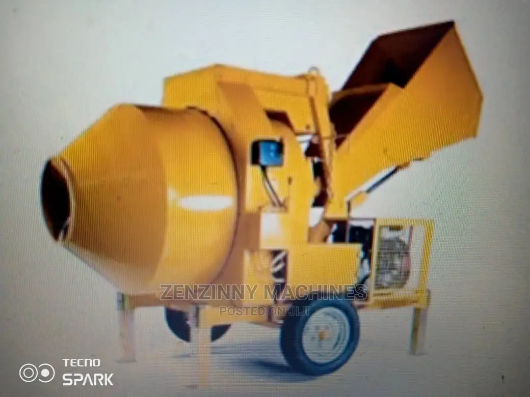 Self Load Discharge Concrete Mixer