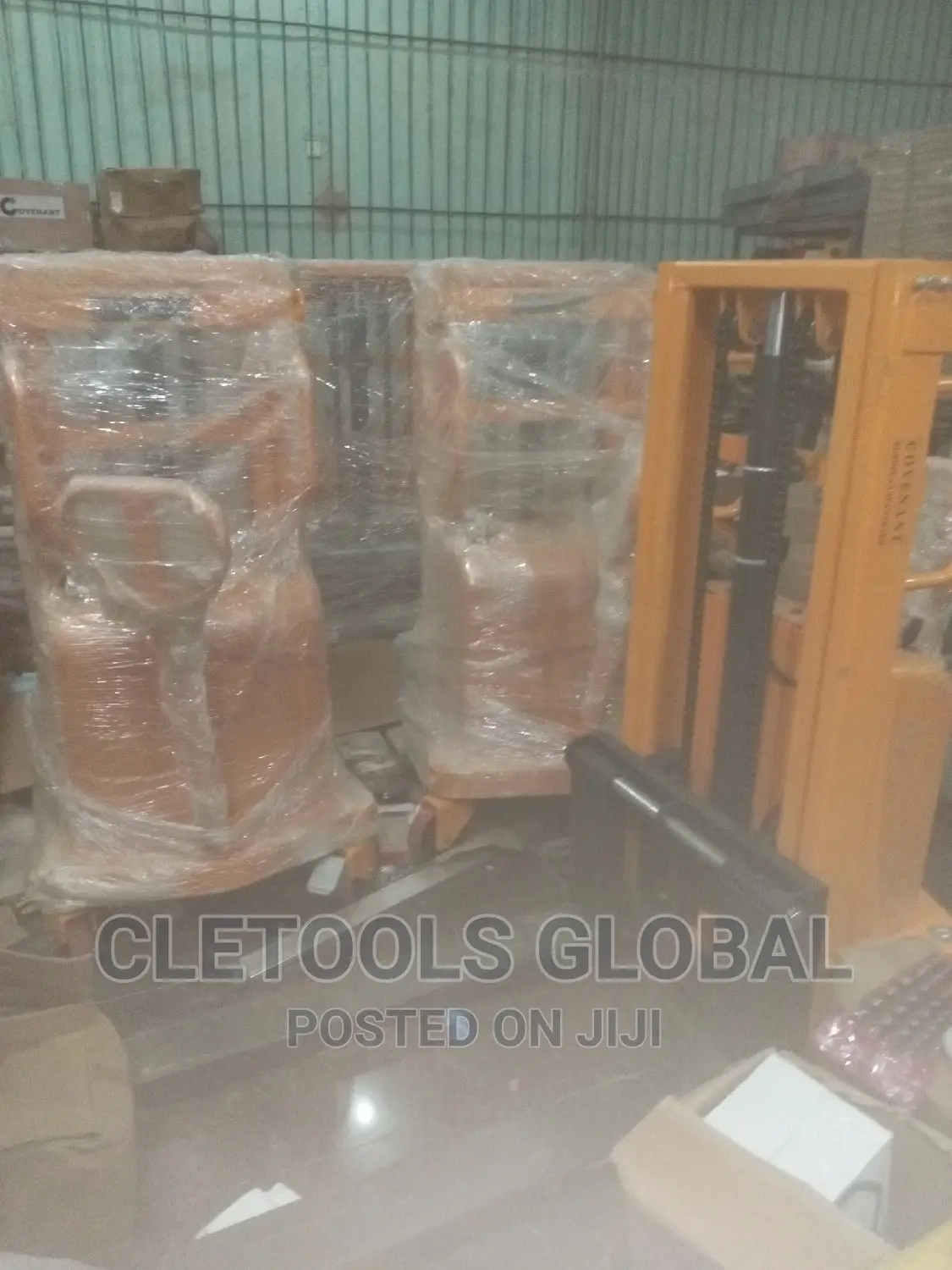 Semi Electric Forklift Manual Stacker 2ton