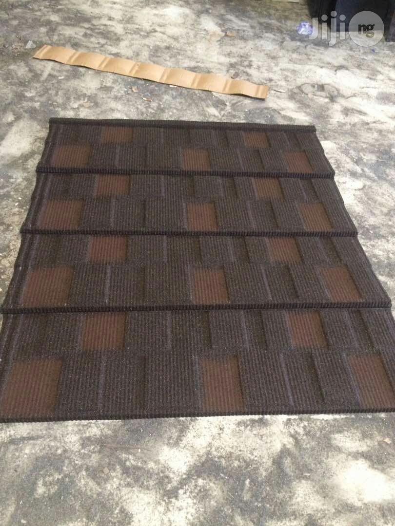 Coffee Brown Platinum Stone Coated Roofing Sheet Lagos