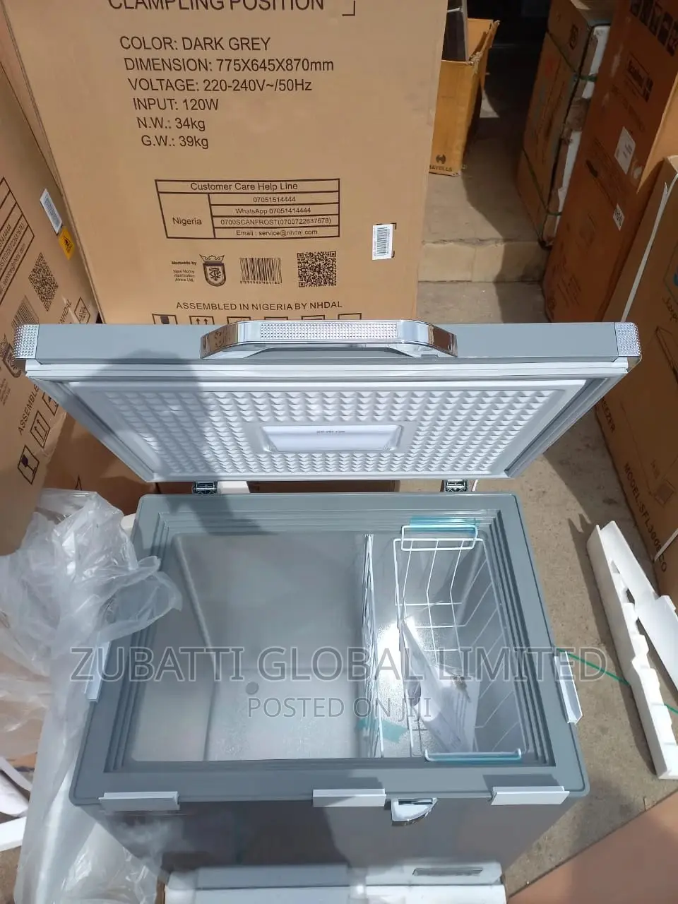 146 Liters of Scanfrost Deep Freezer