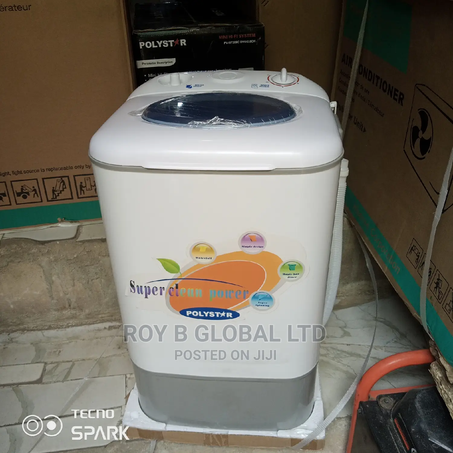 4.5kg Washing Machine Single Tub (Polystar)