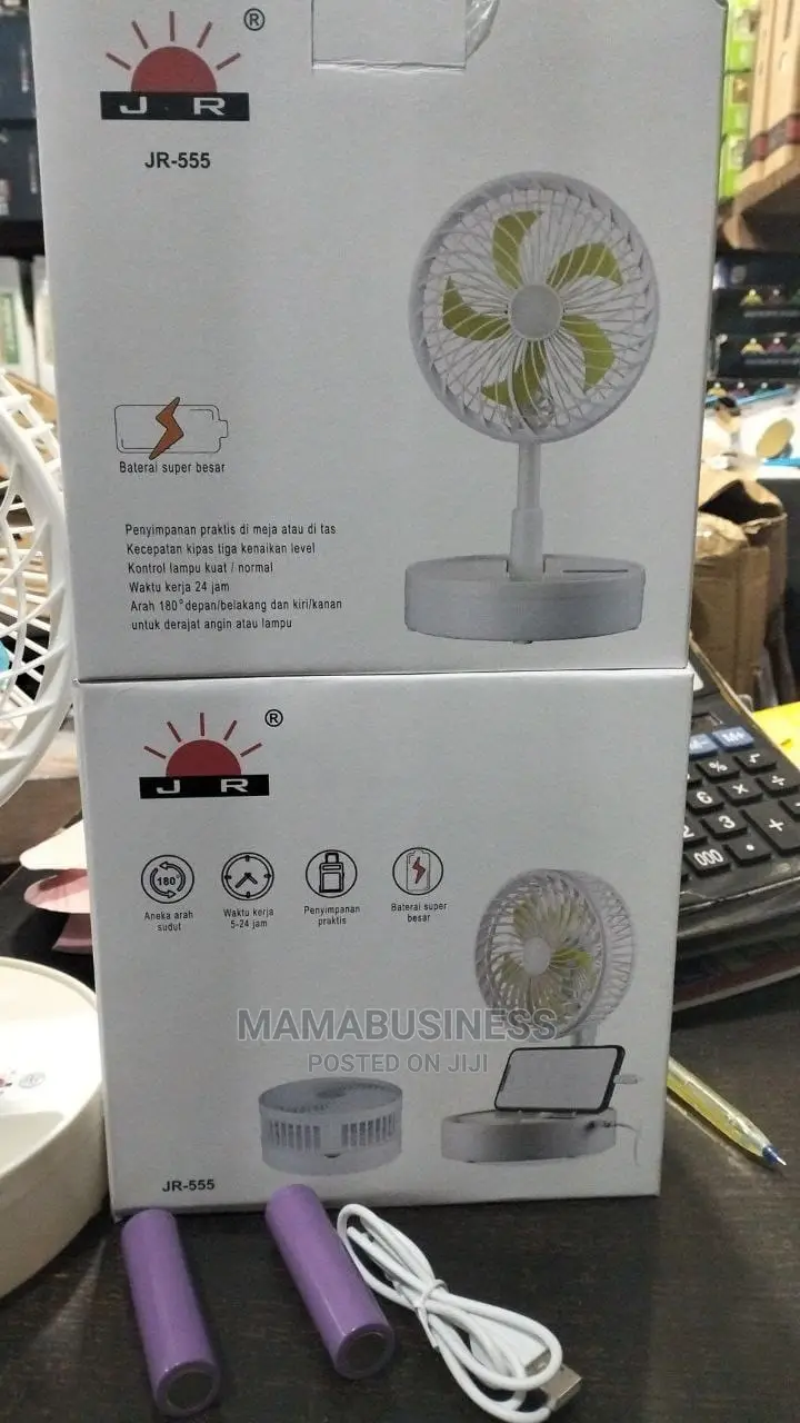 Jr Usb Rechargeable Foldable Fan / 245-15