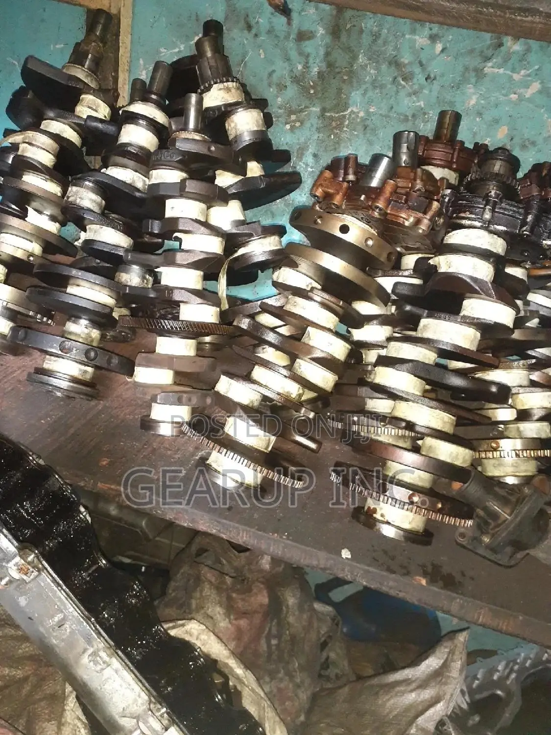 Engine Crank Shaft,Piston Rings,Engine Oil Pump,Metal Bearin