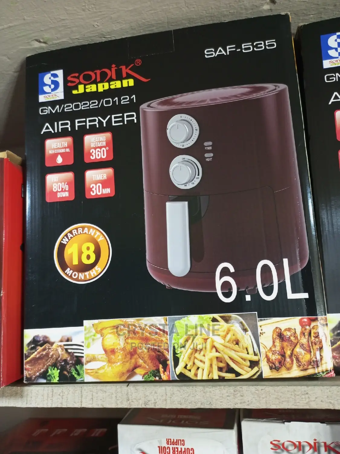 Original Sonik Japan Air Fryer