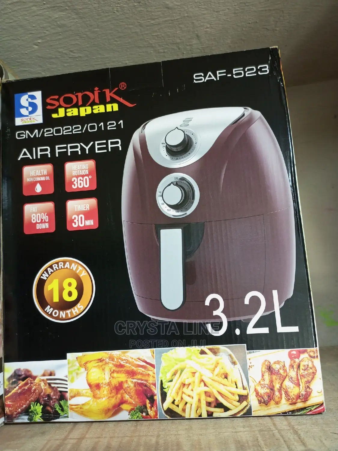 Sonik Japan 3•2litres Air Fryer
