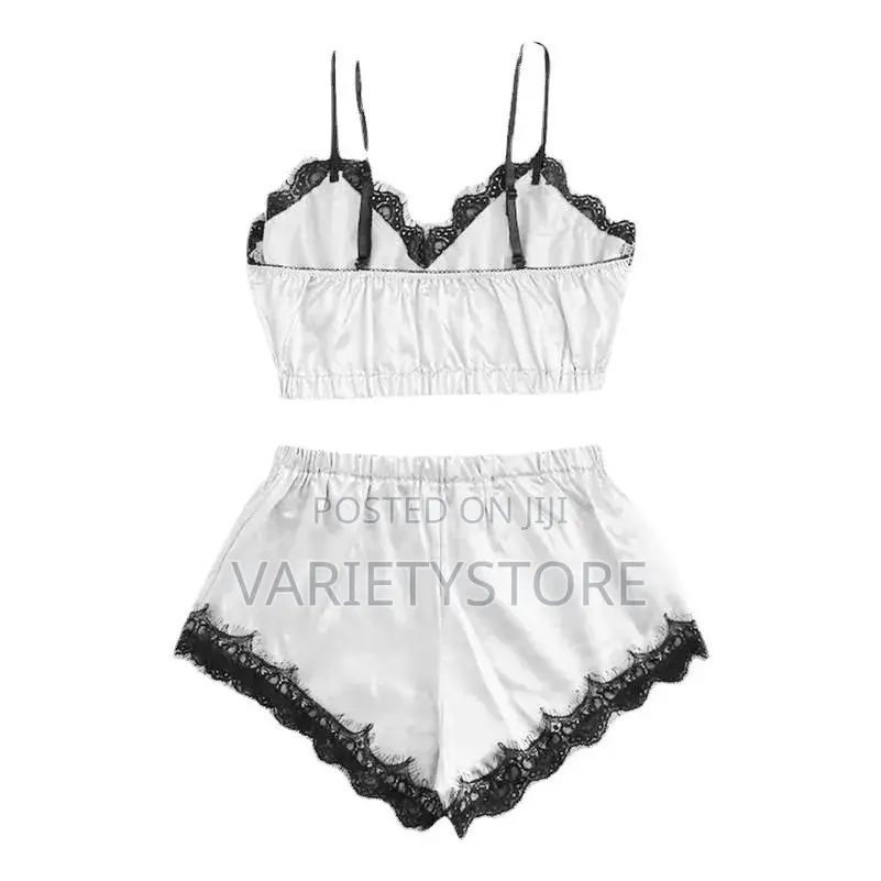 Sexy Lingerie Lace Satin Pajama Sets