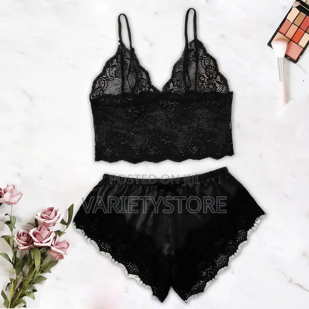 Ladies Sexy Bra Set Lace Comfortable Polyester Sleepwear