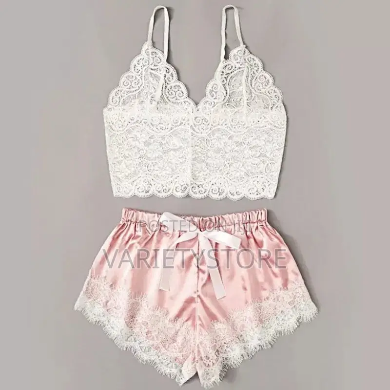 Ladies Sexy Bra Set Lace Comfortable Polyester Sleepwear