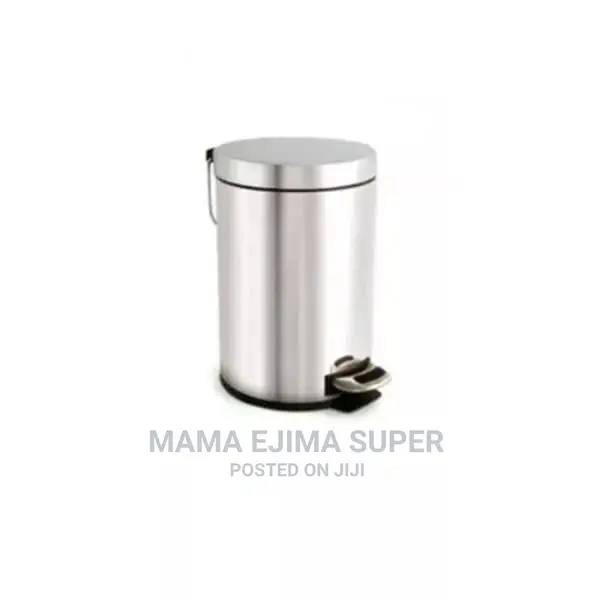 Stainless Steel Pedal Trash Bin - 12 Litres