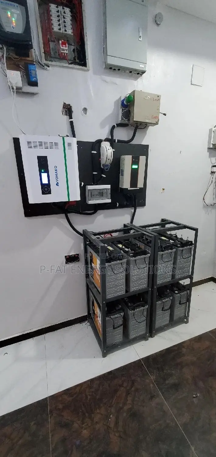 7.5kva 8batteries 18panels Solar System