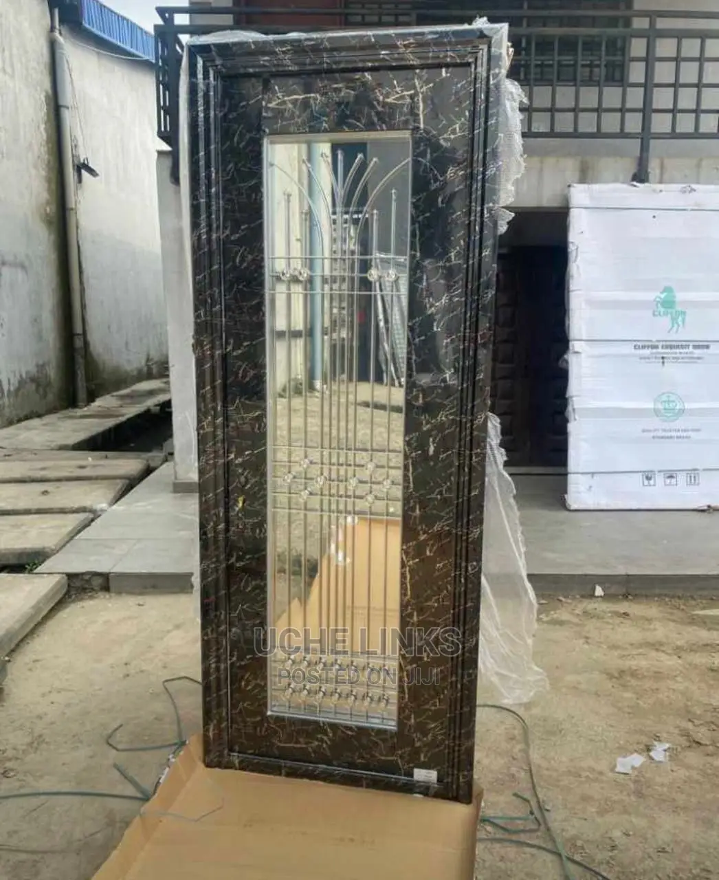 Marble Face Glass Door