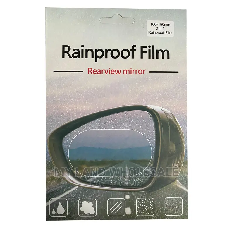 Car Anti-fog Rainproof Film (Both Side Mirror)