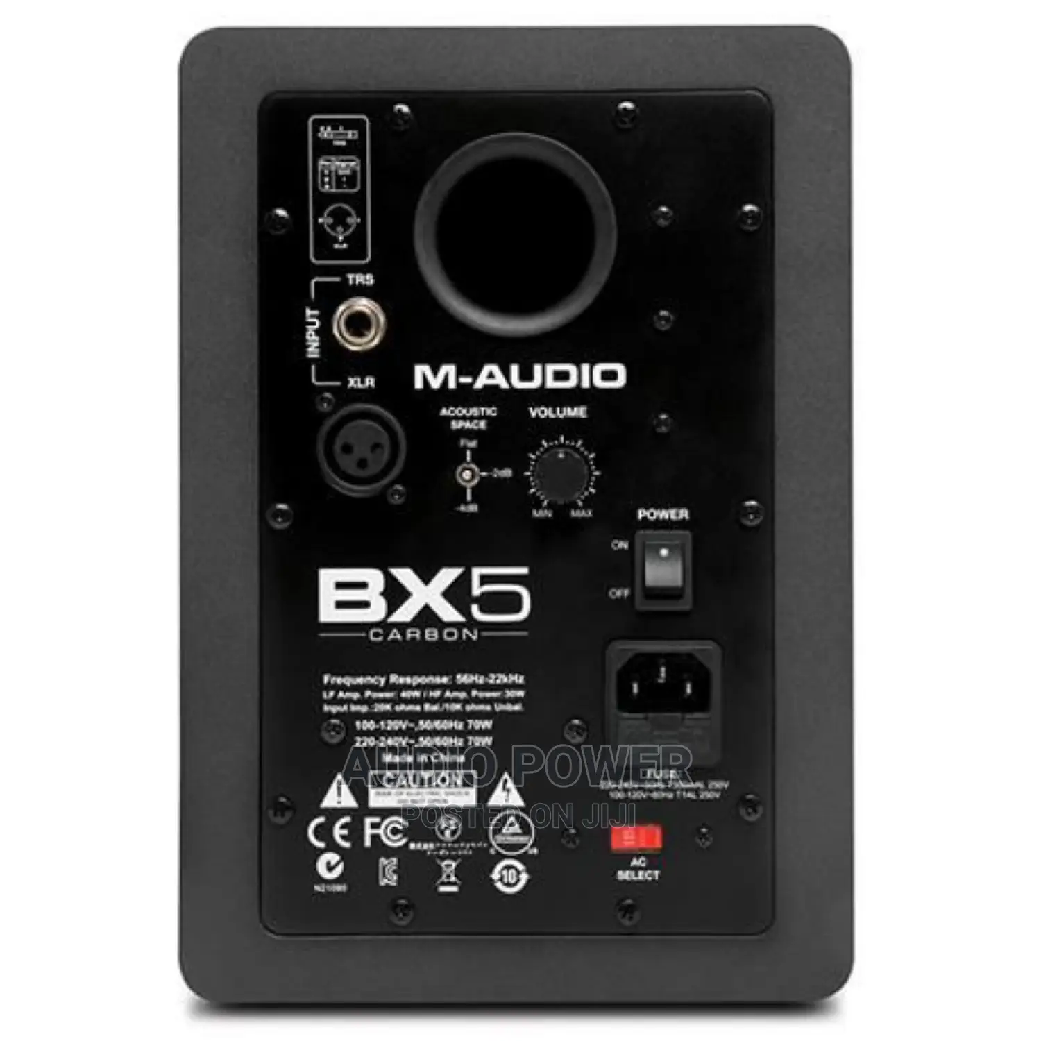 M Audio Powered Studio Monitor Speaker Bx5 Carbon