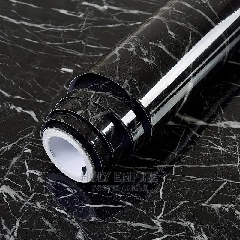 Self-Adhesive Wallpaper Cabinet Renovation Marble Sticker